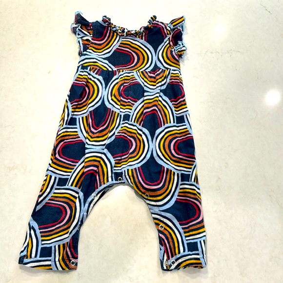 Pink Chicken 18-24 months rainbow jumpsuit great condition. - Picture 1 of 2